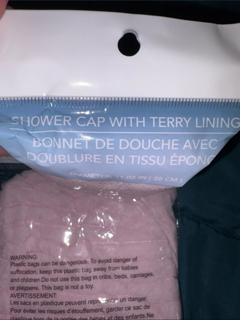 Microfiber Hair Turban & Terry Lined Shower cap - Pink